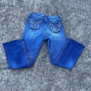 Vigoss Women's Boot Cut Jeans in Vibrant Blue